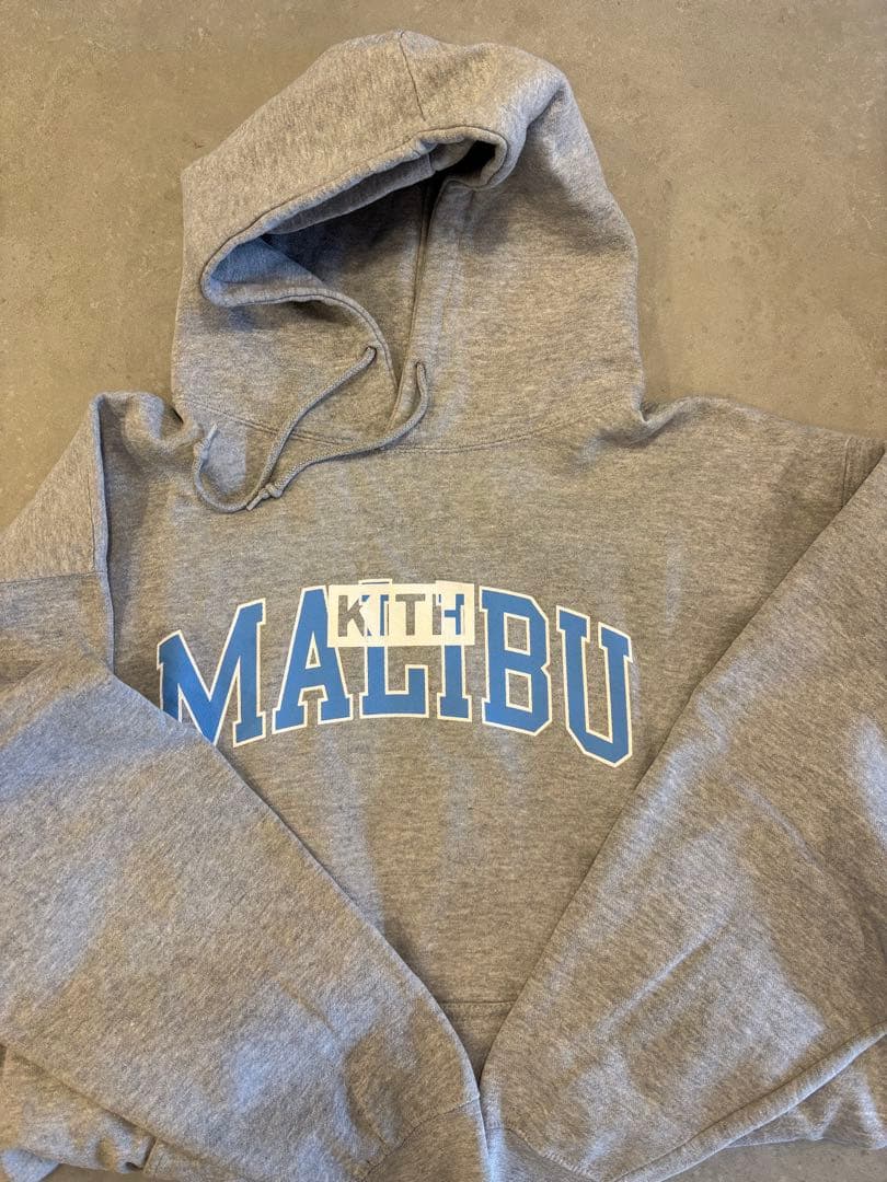 KITH ヴィンテージ　MALIBU グレー パーカー Lサイズ