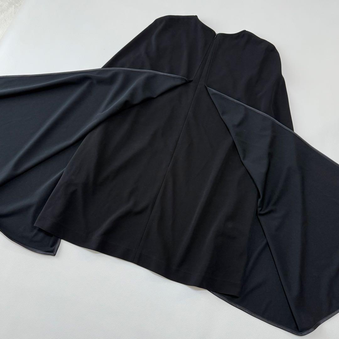 LE PHIL ルフィル ケープドレス ブラック ケープワンピース フォーマル