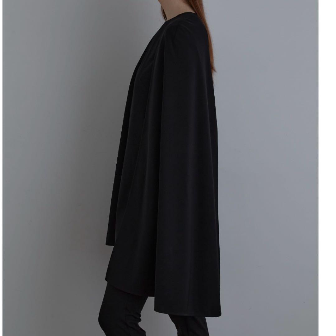 LE PHIL ルフィル ケープドレス ブラック ケープワンピース フォーマル