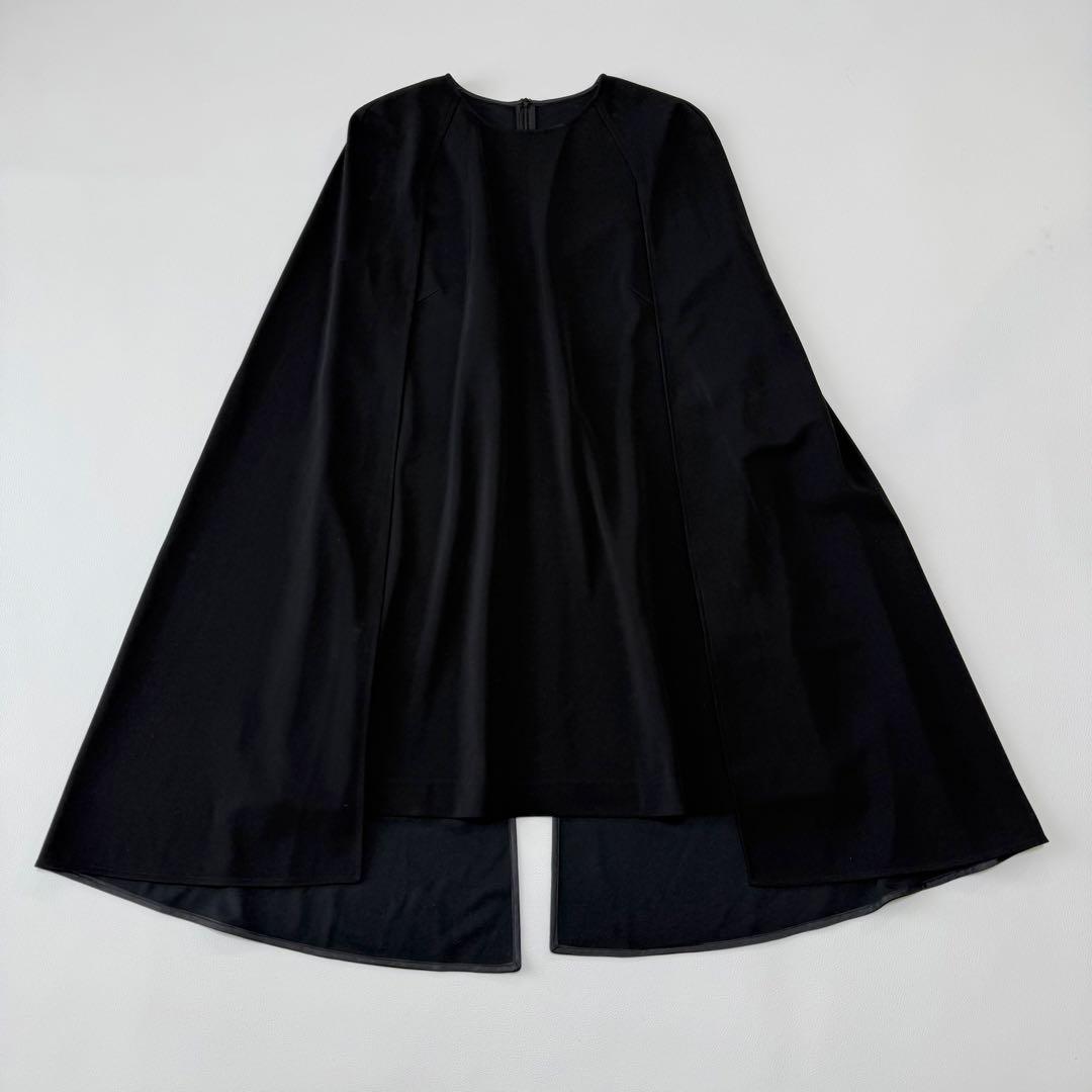 LE PHIL ルフィル ケープドレス ブラック ケープワンピース フォーマル