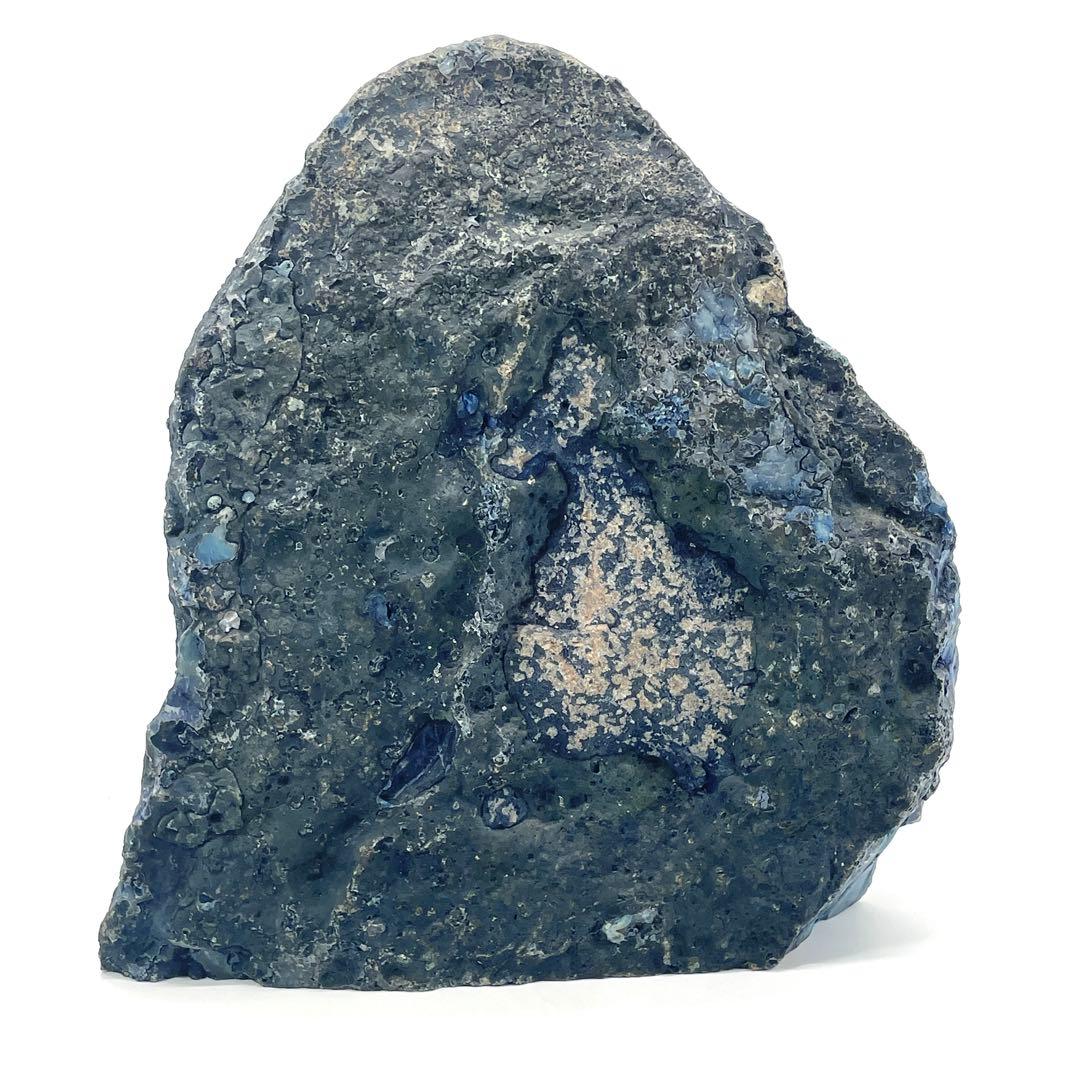 特大！ 8.0kg アゲート メノウ 瑪瑙 ブルー 原石 鑑賞石 置物