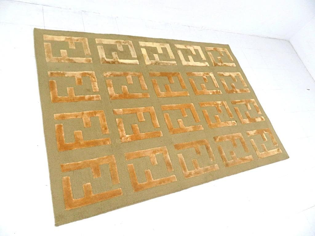 展示品　フェンディ　フェンディカーサ　fendi ラグ　絨毯　カーペット　高級