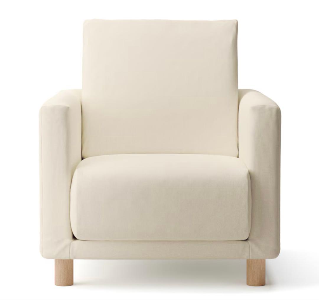 無印良品　ソファ　1人掛け　生成　アイボリー　1シーター（配送料込）