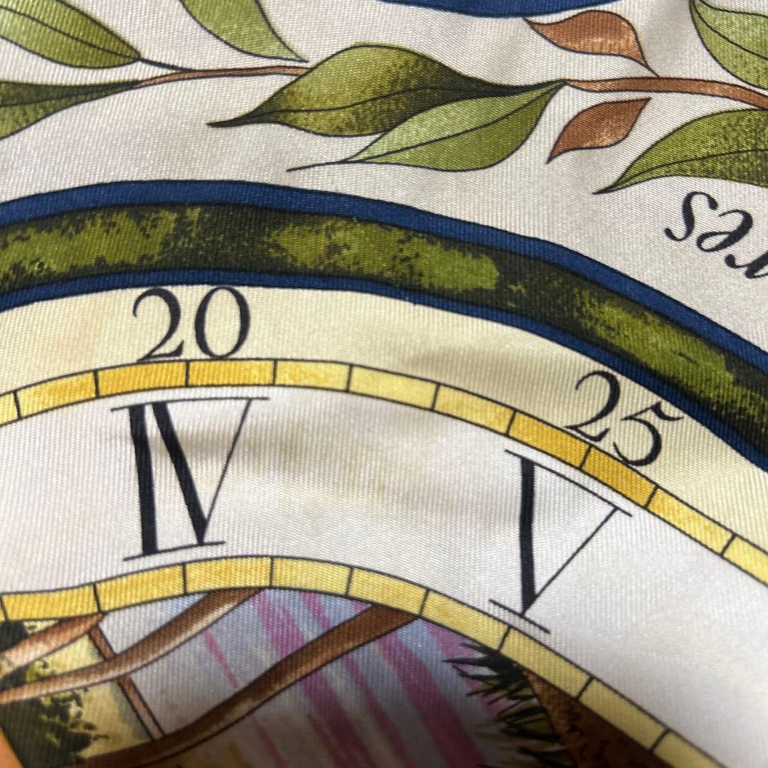 エルメス　スカーフ　時計柄