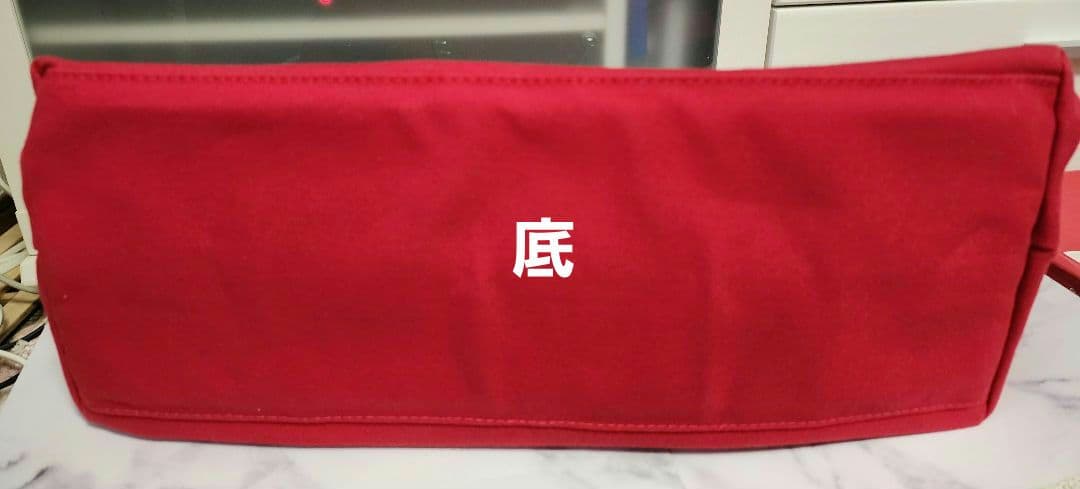 カワニシカバン【ミコM】レッドトートバッグ