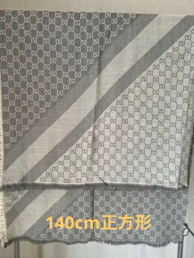 【専用】GUCCI グッチ　正方形大判ストール【約135cmから140cm】
