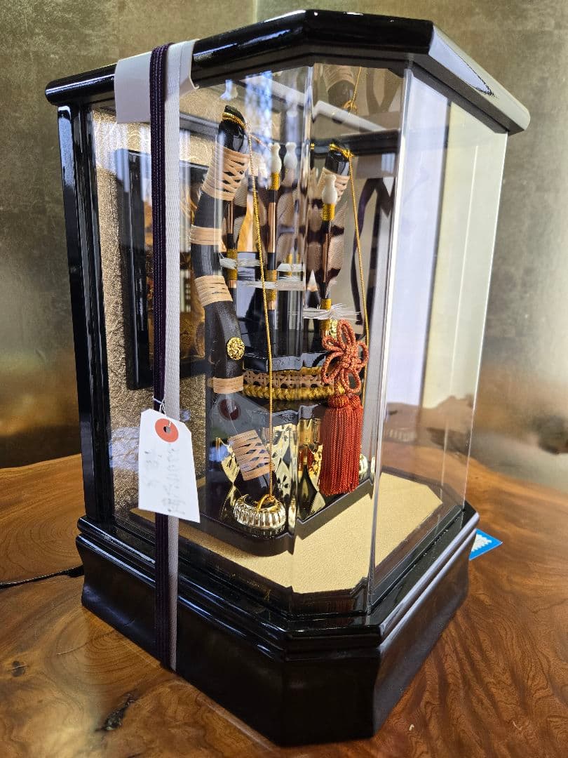 【展示品限り】正月飾り　破魔弓　ケース飾り　※閉店セール　Y7