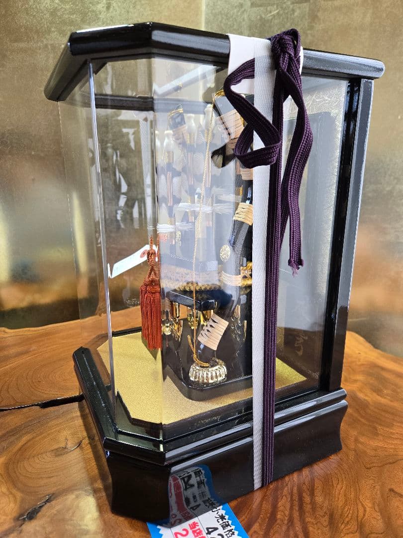【展示品限り】正月飾り　破魔弓　ケース飾り　※閉店セール　Y7