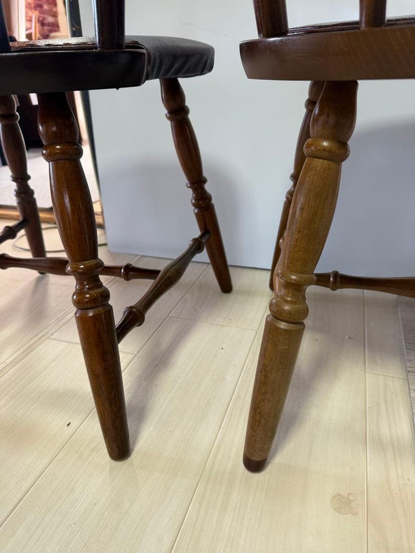 飛騨家具 WINDS 太平 ダイニングチェア 2脚セット ウィンザーチェア