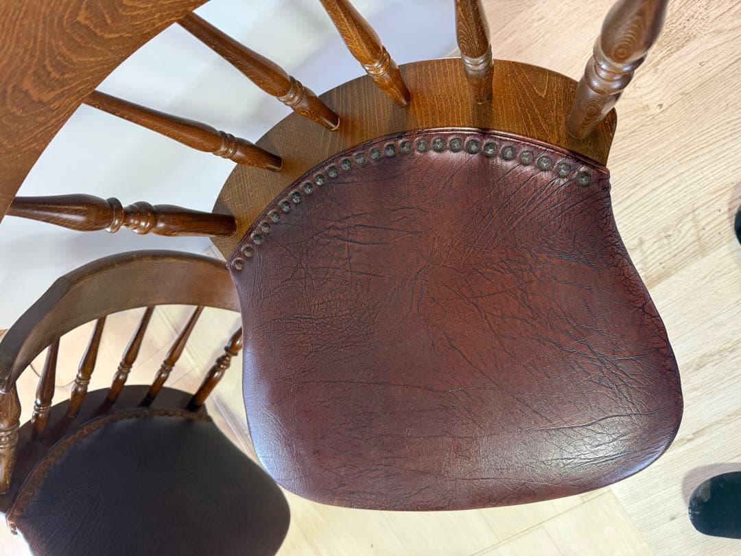 飛騨家具 WINDS 太平 ダイニングチェア 2脚セット ウィンザーチェア