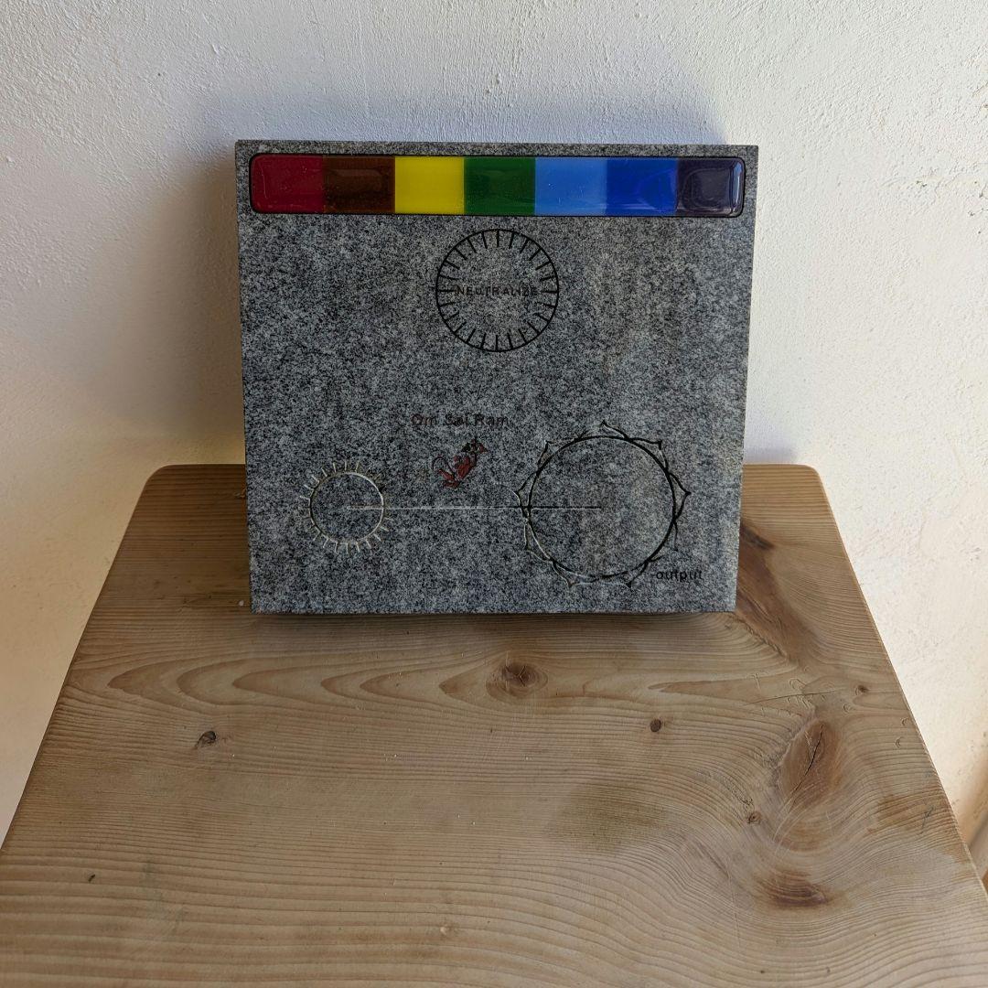 【秘蔵】庵治石×サイババ・マントラ転写プレート｜臨床27年・柔道整復師の特注品