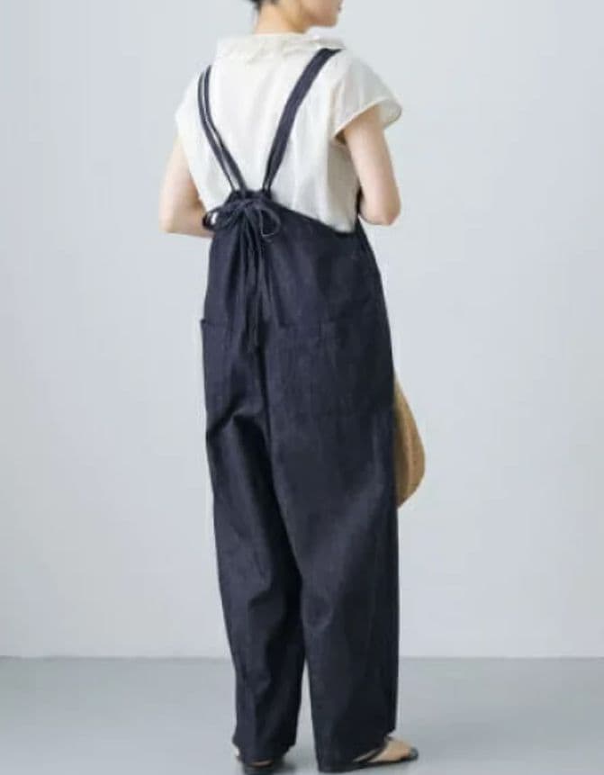 かぐれデニムイージーサロペット