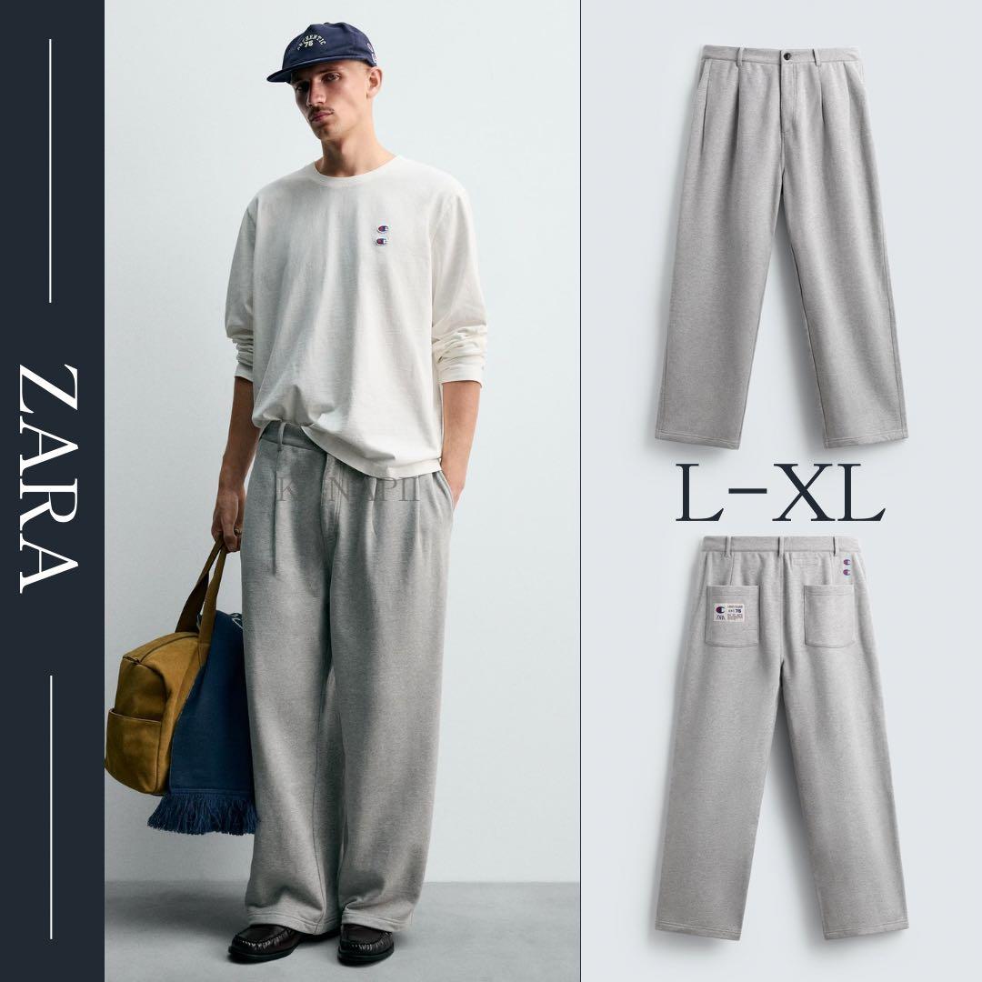 CHAMPION×ZARA プリーツリラックスパンツ L-XL 新品