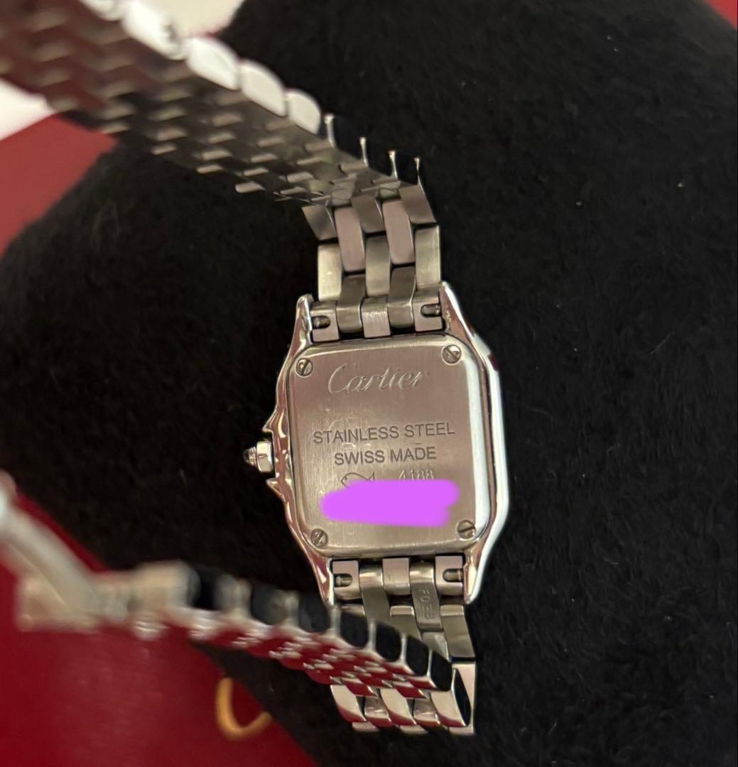 《29日朝9時まで》Cartier パンテール ミニ ステンレススティール