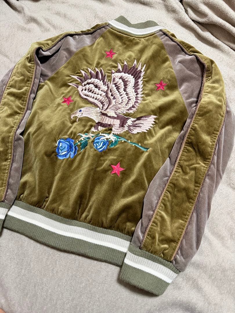 ２面用 別珍 DIET BUTCHER 鷲 日本限定 スカジャン vintage