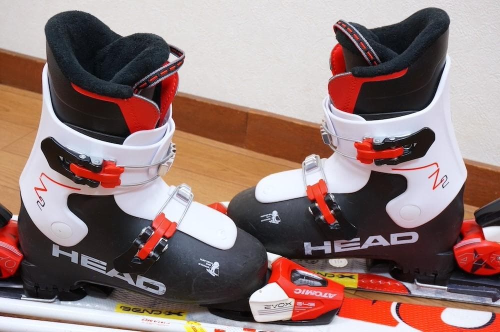 メンテ済 110cm 靴21.5cm ATOMIC 子供用スキーセット