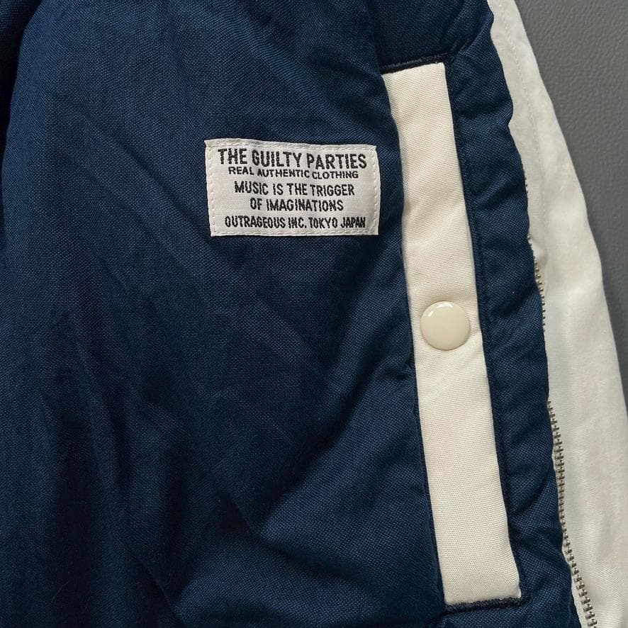 【希少】ワコマリア “FUNK” MA-1 ブルゾン 日本製 Mサイズ 白