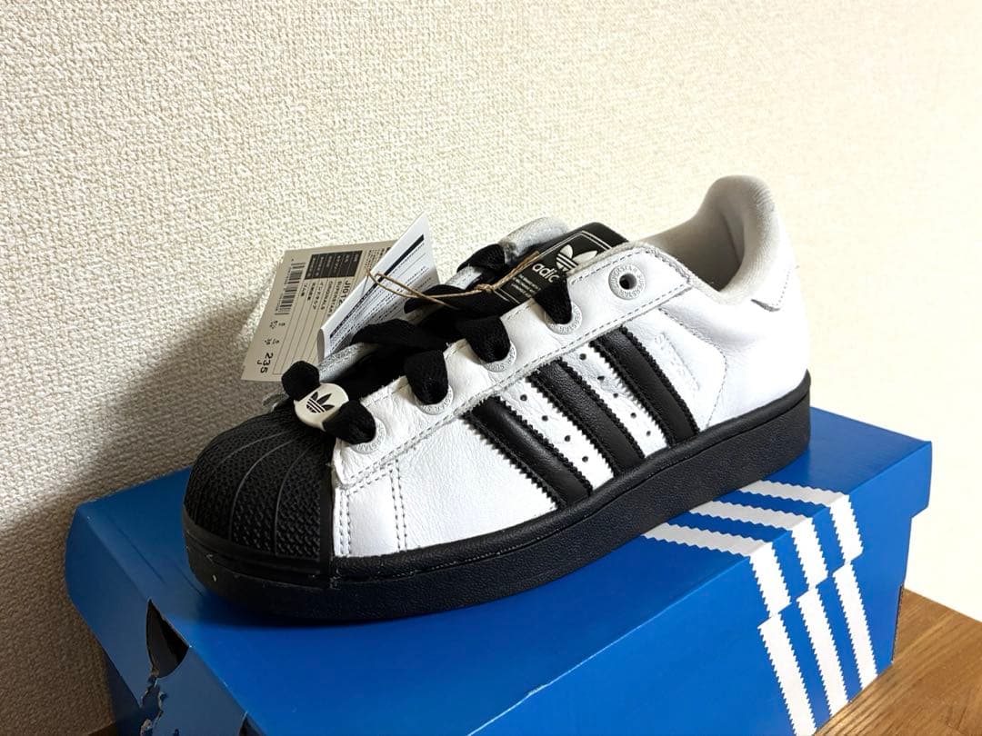 新品　アディダス　スーパースターⅡ JI0124 23.5cm 箱付き