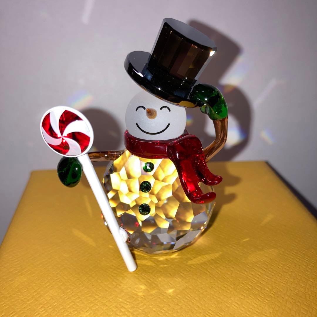スワロフスキー クリスマス　雪だるま（スノーマン）