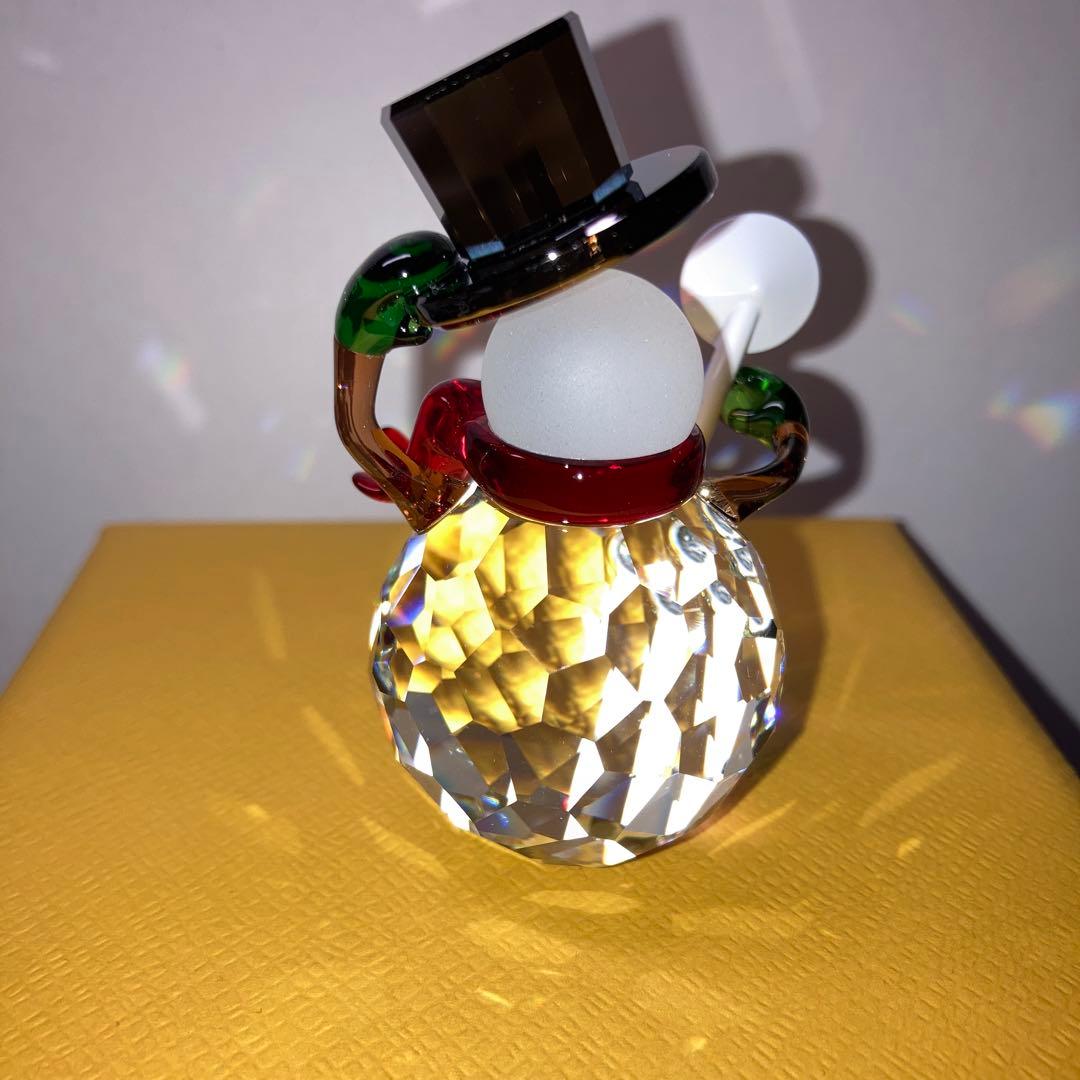 スワロフスキー クリスマス　雪だるま（スノーマン）