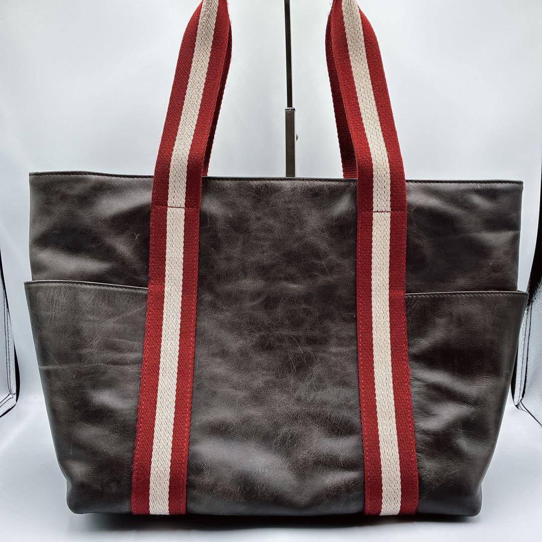 バリー　トレインスポッティング A4 サイドポケット トートバッグ 本革 レザー