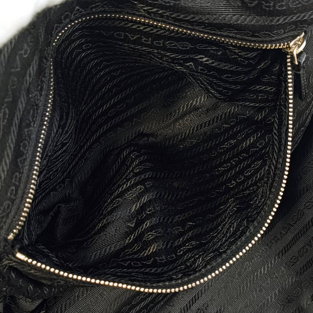 極希少✨ギャラ付 プラダ 南京錠 トートバッグ 三角ロゴ ナイロン 革 黒 タグ