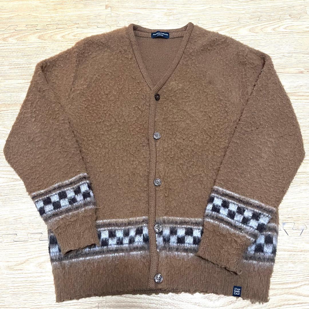 スタンダードカリフォルニア Checker チェッカー カーディガン