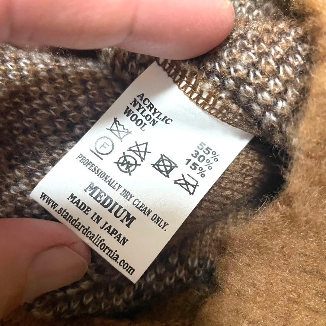 スタンダードカリフォルニア Checker チェッカー カーディガン