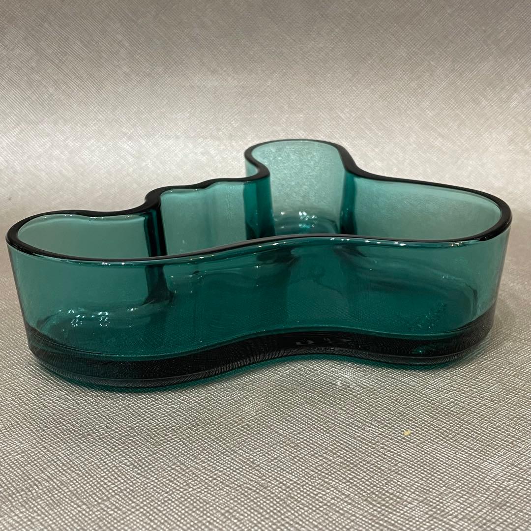 イッタラ　アルヴァ・アアルト　キャンドルホルダー　H40㎜　シーブルー