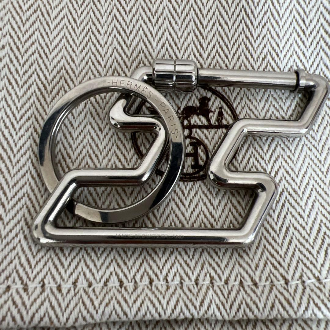 HERMES シルバー キーリング 幾