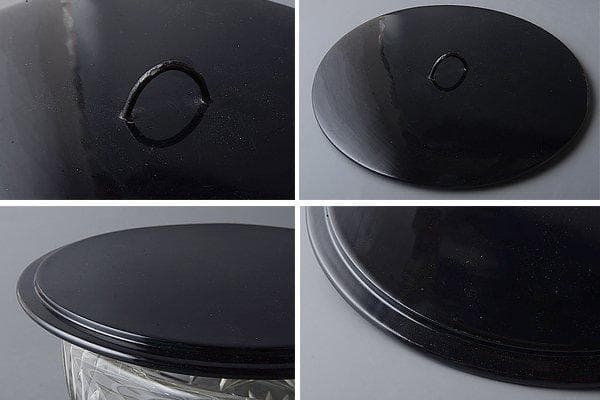 u388 茶道具　阿蘭陀ギヤマン水指 ガラス