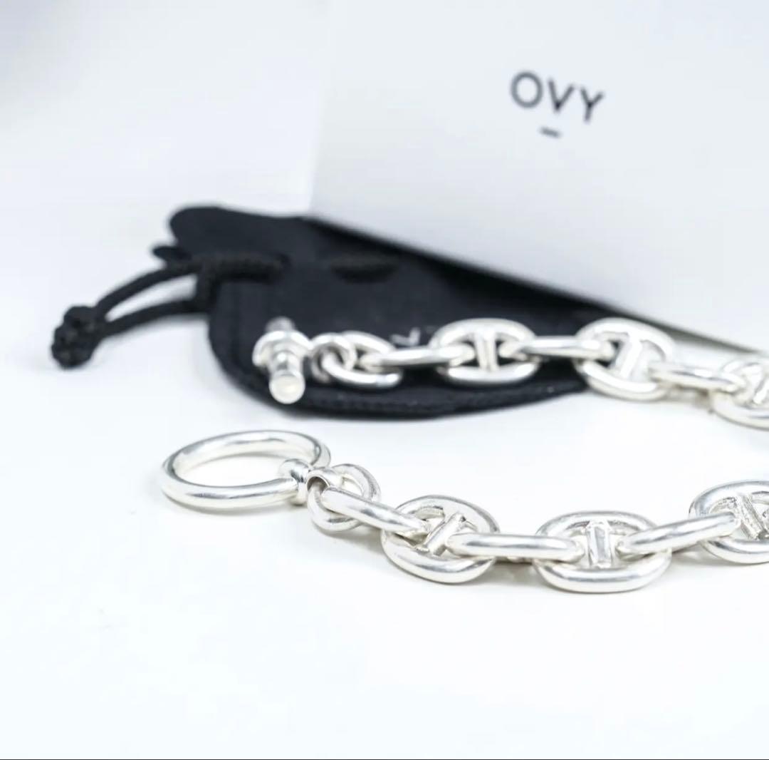 OVY Silver Anchor Chain Bracelet【付属品付】