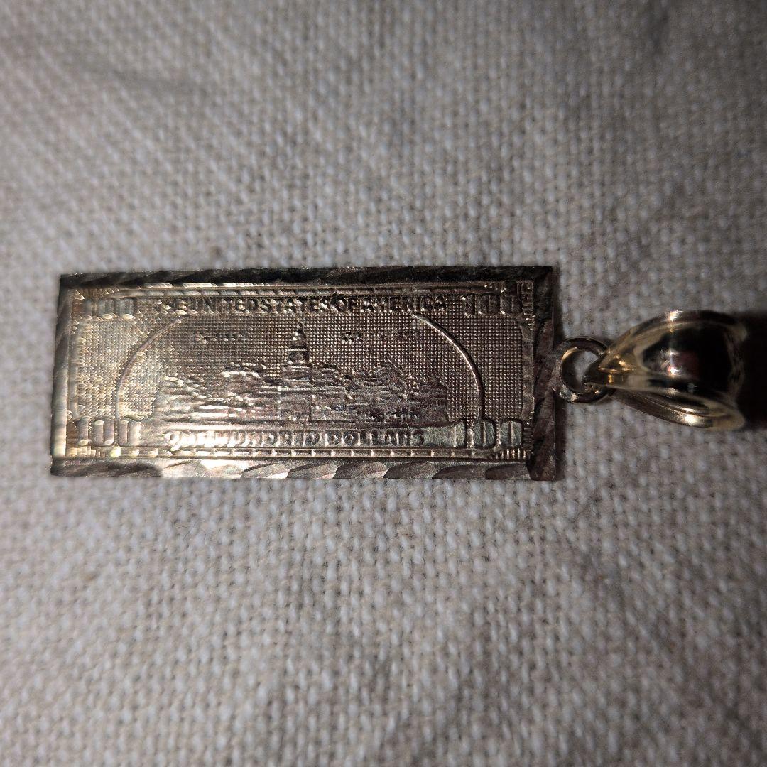 AVALANCHEアヴァランチ 10K K10 100ドル札トップ ネックレス