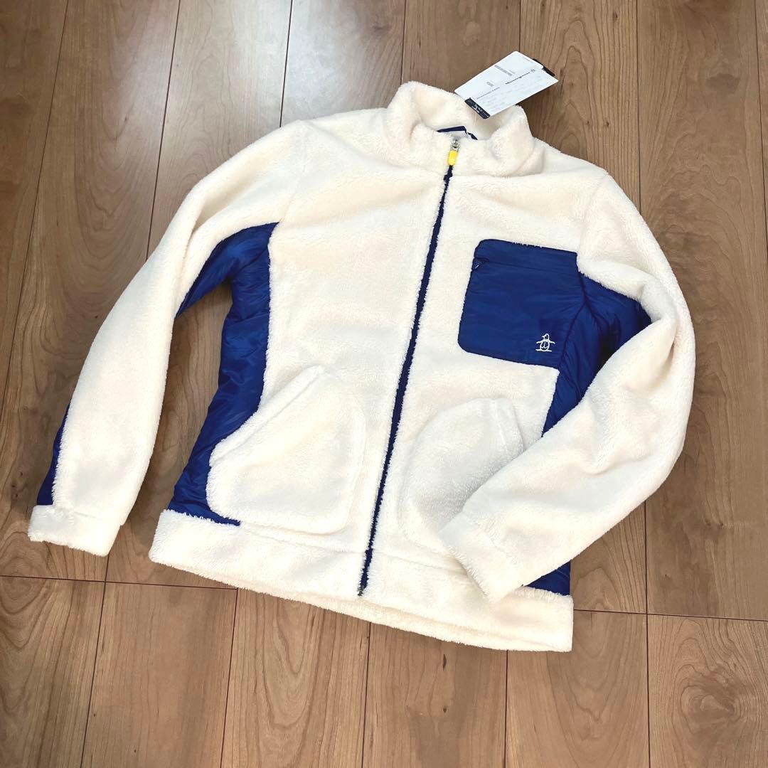 マンシングウェア レディース フリース ジャケット 白 可愛い♪ M 【新品】