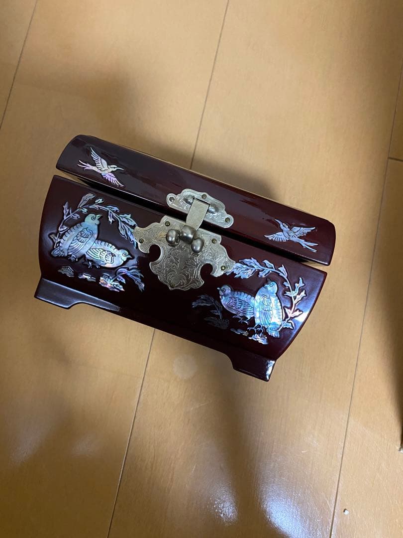 螺鈿細工　ジュエリーボックス　箱　新品
