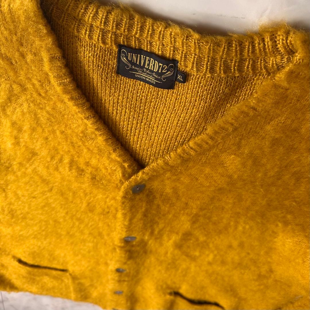 未使用品UNIVERD72 MOHAIR TOUCH ACRYLIC KNIT
