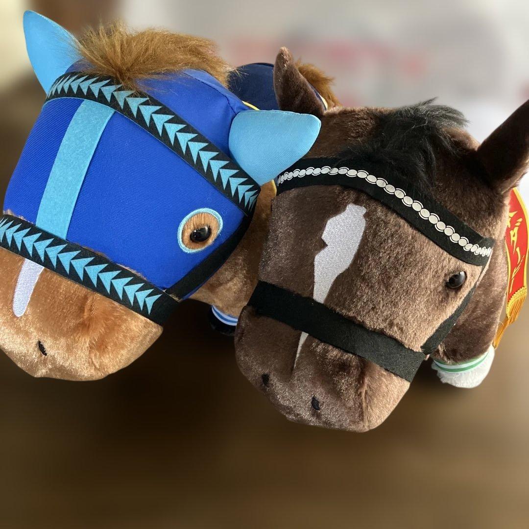 ナムコ　ウオッカ＆ダイワスカーレット➃サラブレッドコレクションふわふわBIG