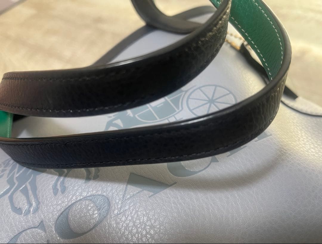 中古美品！COACH コーチ トートバッグ C5775 ロゴ ブルー系