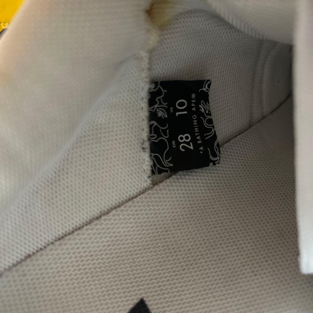 A BATHING APE エナメル　BAPESTA ブラジルカラー　28cm