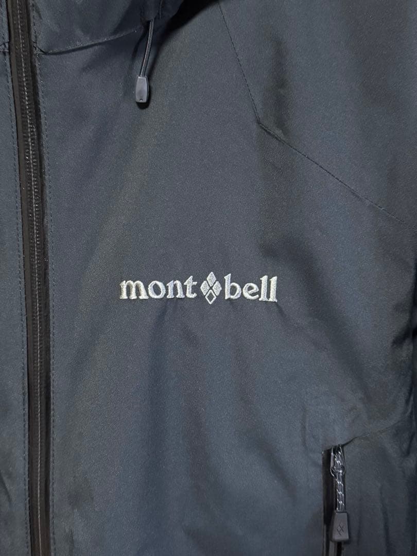 モンベル メンズ M パウダーステップパーカ ブラック