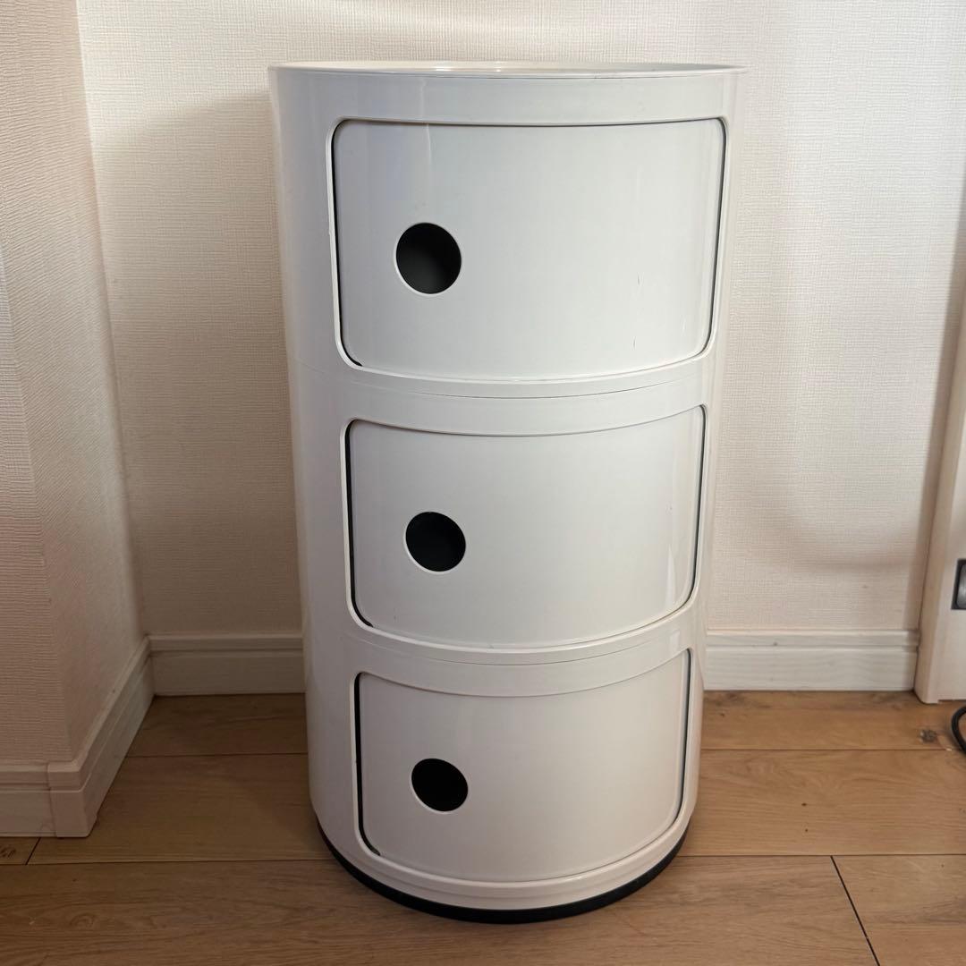Kartell コンポニビリ 3段 ホワイト イタリア製 正規品