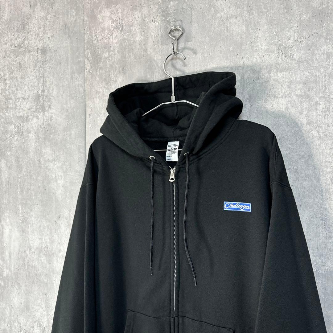 トップス CHALLENGER 24AW BAR LOGO ZIP HOODIE S