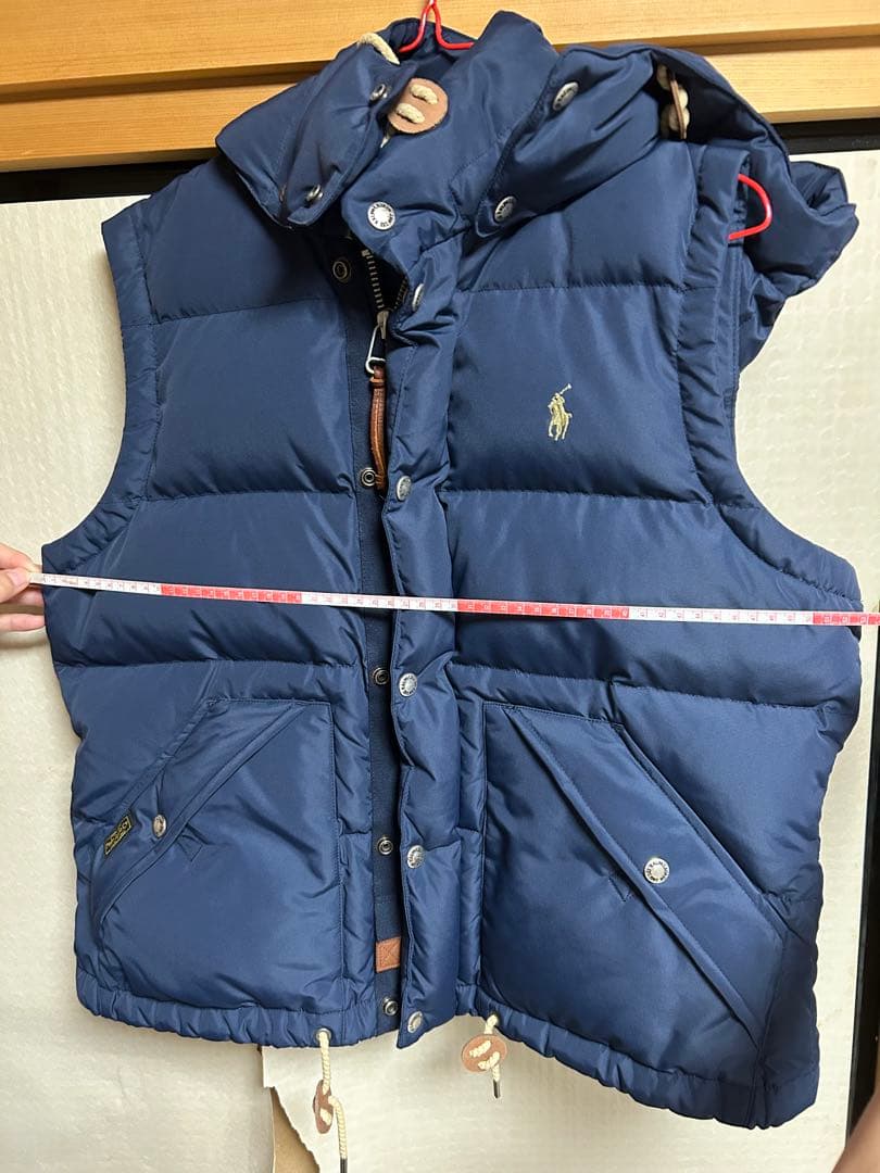 ポロ　ラルフローレン ダウンベスト フード付き