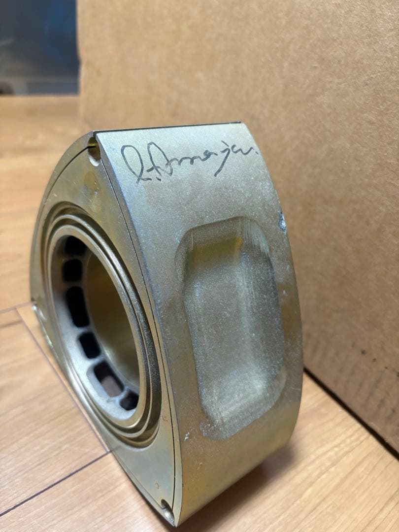 ロータリーエンジン　ローター　RE雨宮サイン入り