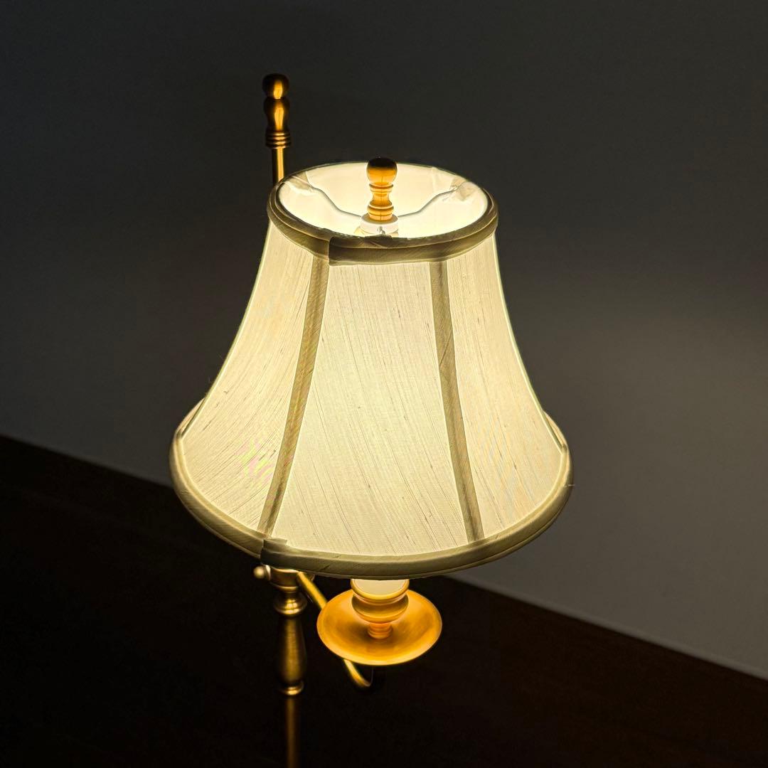 H110K5 展示品 IDC大塚家具 フロアスタンド REM-1991AB 真鍮