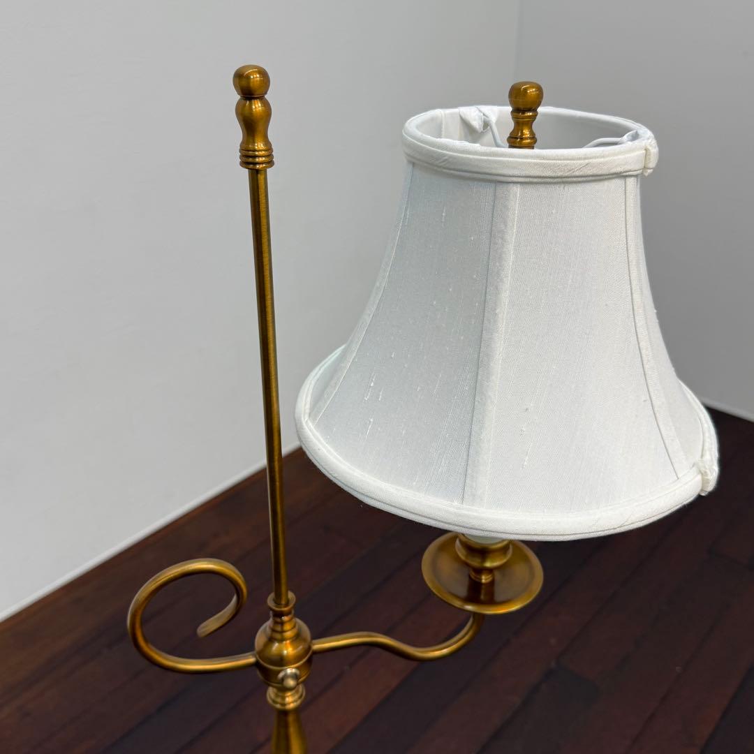 H110K5 展示品 IDC大塚家具 フロアスタンド REM-1991AB 真鍮