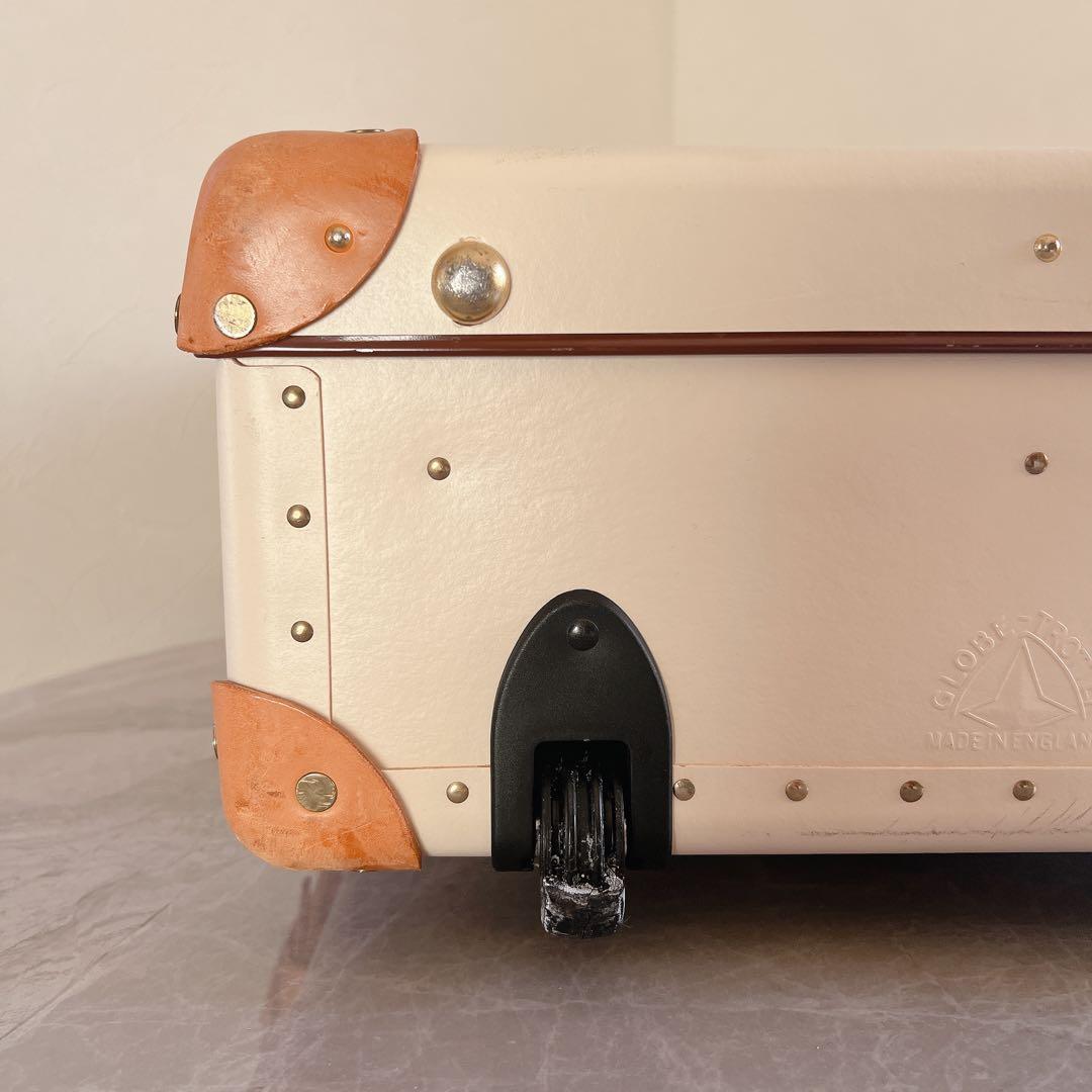 グローブトロッター ヴァルカンファイバー レザー キャリーケース ベージュ 20