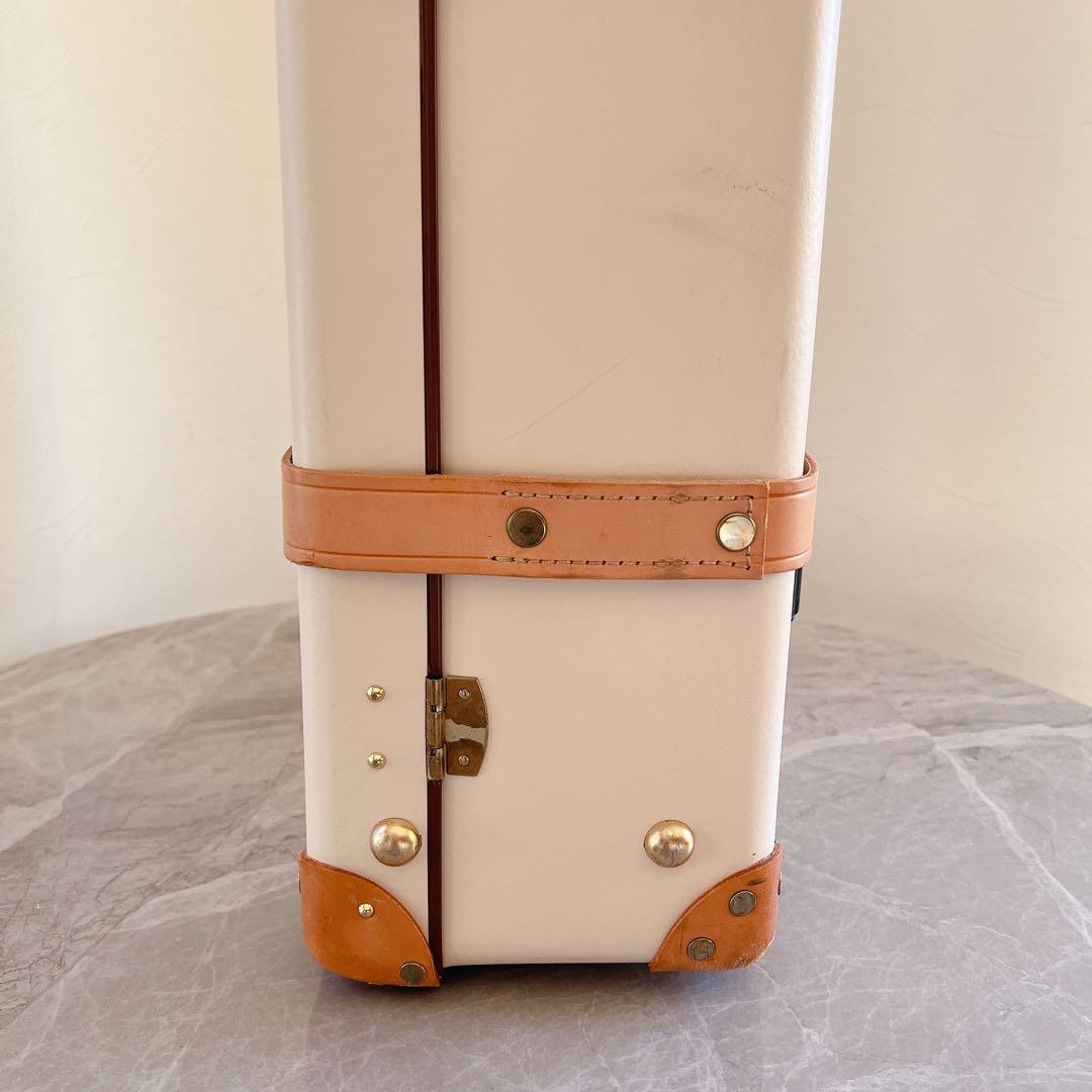 グローブトロッター ヴァルカンファイバー レザー キャリーケース ベージュ 20