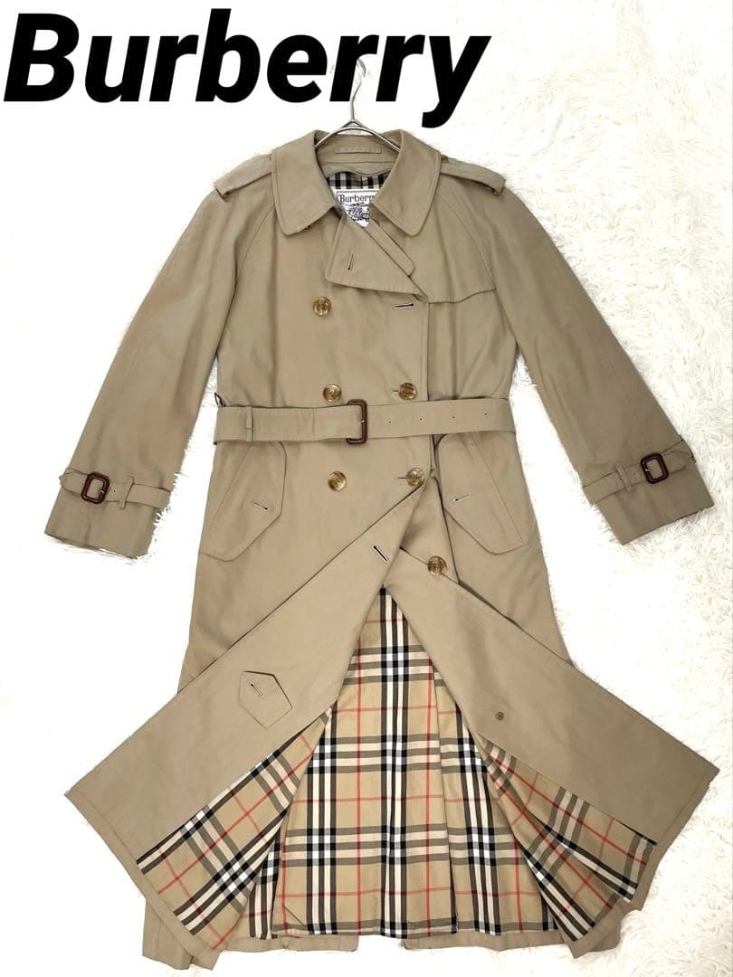 XL BURBERRYS バーバリーズ　ノバチェック　トレンチコート