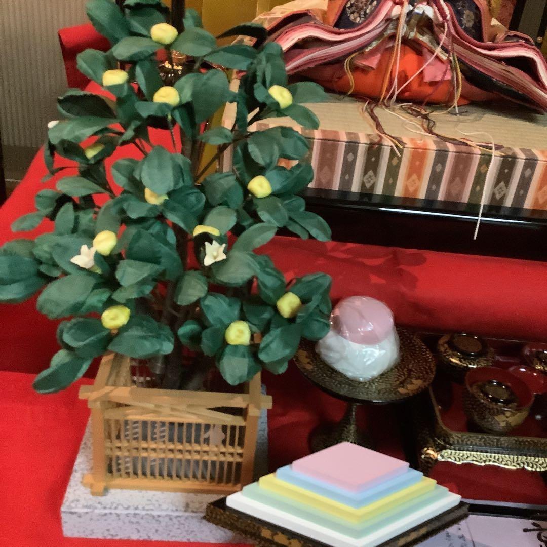 最高峰ブランド:京雛【お雛様親王飾り＆飾り道具一式】美品❣️京都有職雛老舗人形司